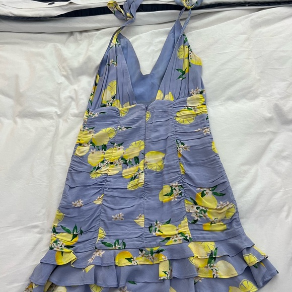 Majorelle blue lemon mini dress size small - Picture 2 of 2